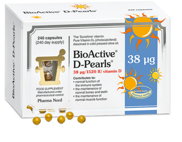 BioActive D-Pearls 38ug 240 pk