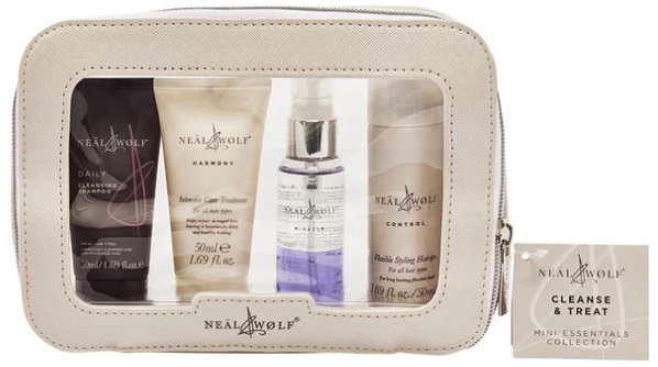 CLEANSE & TREAT mini essentials bag