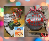 Woof Christmas Bauble ball