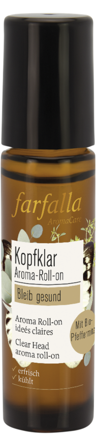 Kopfklar Aroma-Roll-on, Minze, bleib gesund, 10 ml