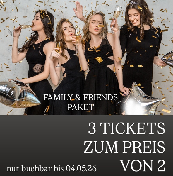 2 zahlen, 3 erhalten! Nur bis 04.05.2026 buchbar – Show am 20.07.2026 im DB-Museum