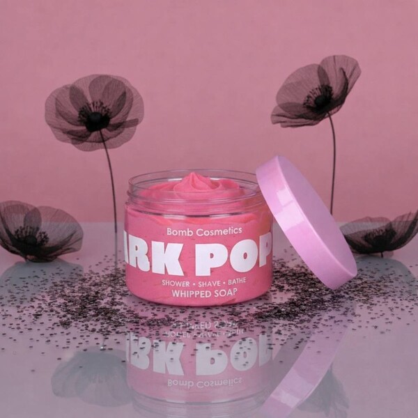 Whipped Soap Dark Poppy