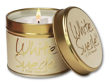 White Suede Candle