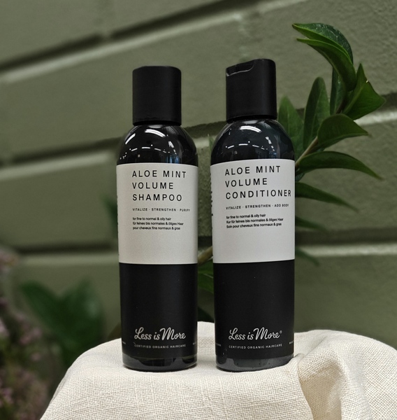 Aloe mint Volume shampoo+hoitoaine paketti