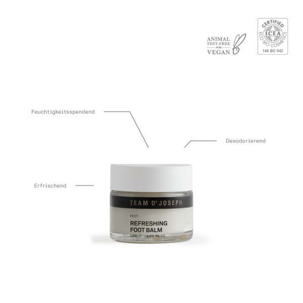Erfrischende und pflegende Fußcreme, Refreshing Foot Balm, 50 ml