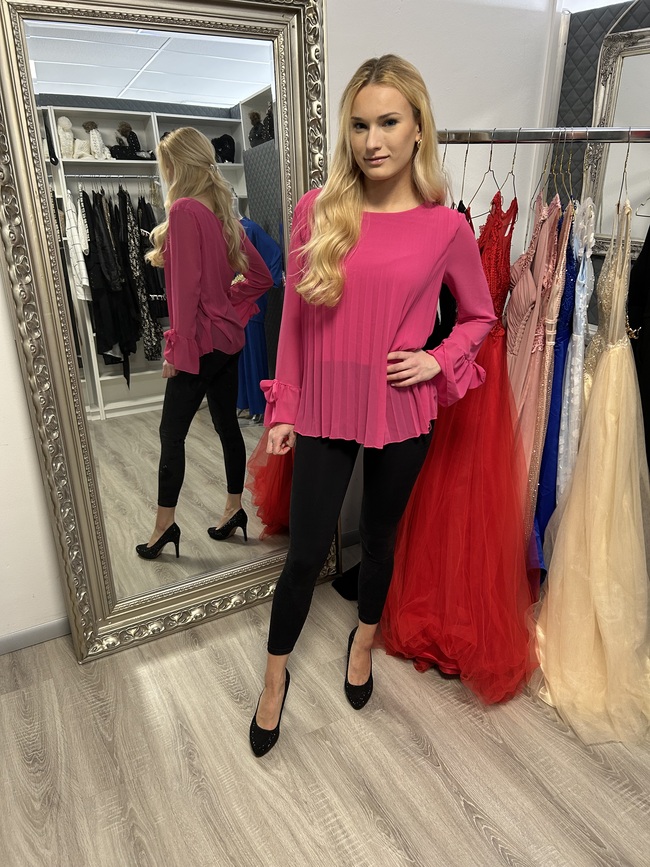 Bluse langarm Pink S/M