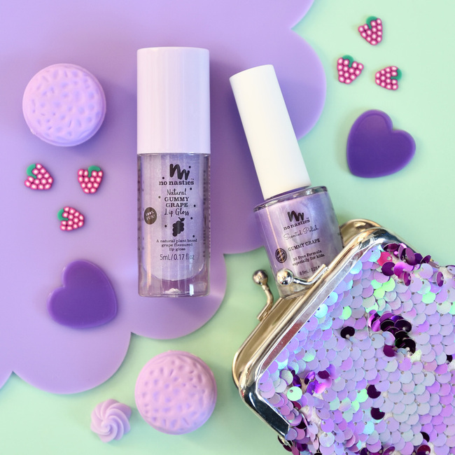 20 FREE Scented Kids Polish Gummy Grape - Purple