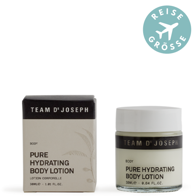 🎁 ✈️ Reisegröße, feuchtigkeitsspendende Bodylotion, After Sun, PURE HYDRATING BODY LOTION, 30 ml