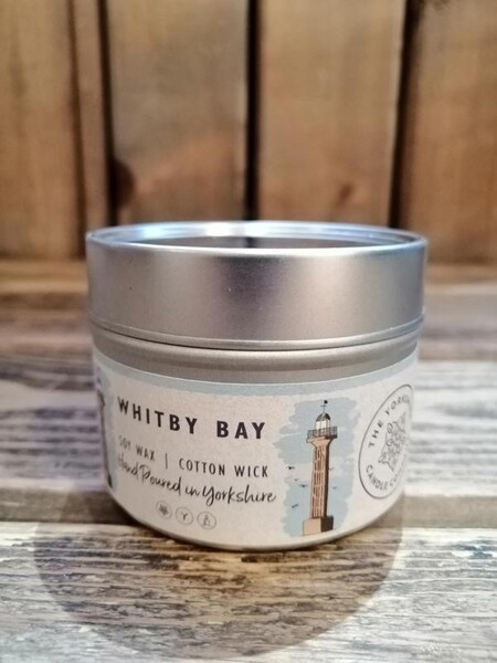 Whitby harbour Candle - Large Tin