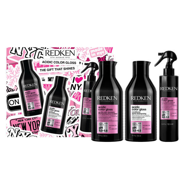 Acidic colour gloss gift set