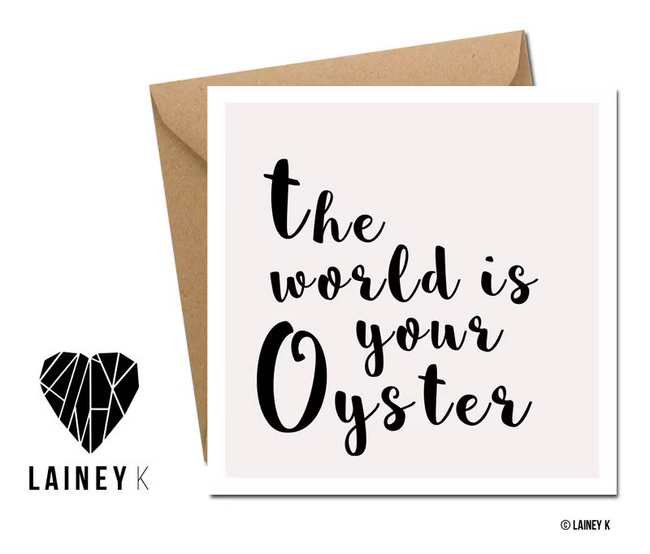 Lainey K 'The World is Your Oyster'