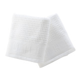 2 Rasiertücher ACCESSOIRES Waffel-Piqué