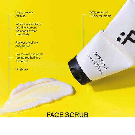 Happy Paul face scrub