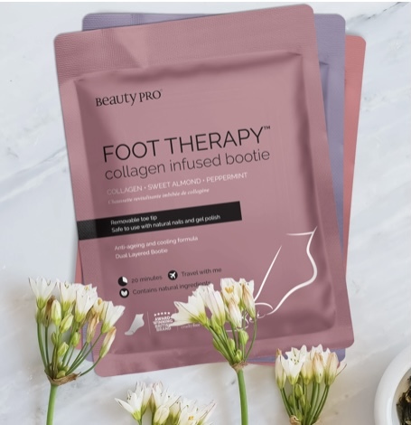 BeautyPro Foot therapy collagen infused bootie