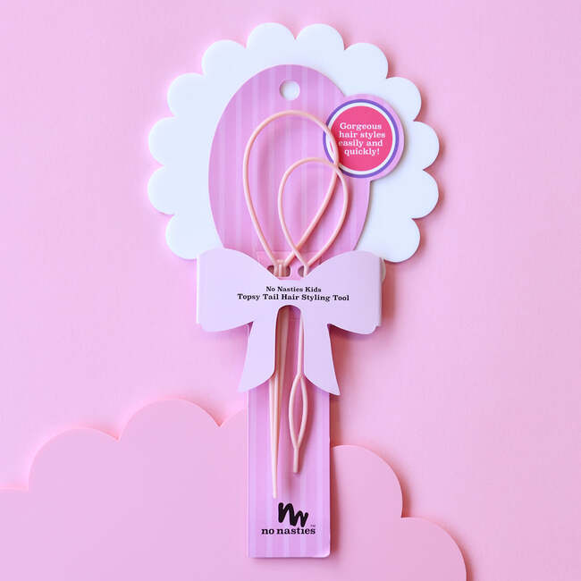 Topsy Tail Hair Styling Tool Pink