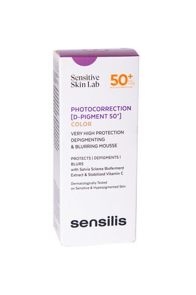 D Pigment PHOTOCORRECTION SPF 50+ protects, corrects and camouflages dark spots