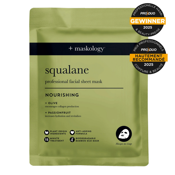 Squalene sheet mask