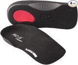 PRO 11 WELLBEING 1 Pair of Slim Fit Orthotic Insoles with Heel Pad for Plantar Fasciitis - SIZE 9/11 LARGE