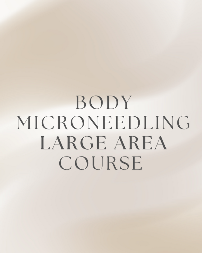 *Body Microneedling - Large Area Course 7 for 5
