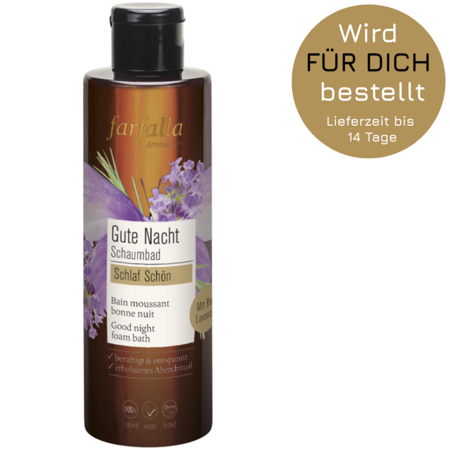 Gute Nacht Schaumbad, Schlaf schön, Lavendel, 200 ml