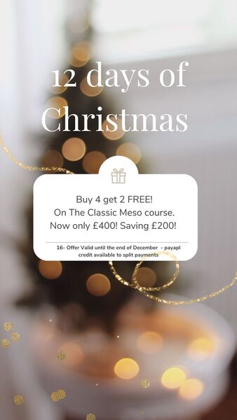 12 Days of Christmas - Buy 4 Get 2 Free Meso Course 
