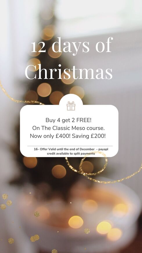 12 Days of Christmas - Buy 4 Get 2 Free Meso Course 