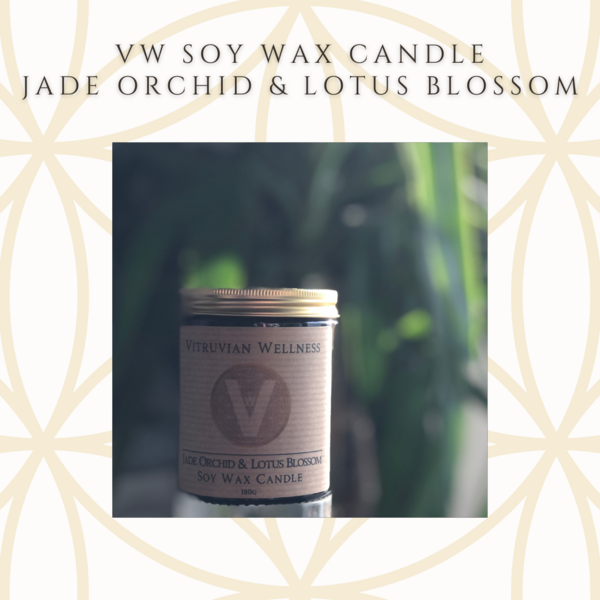 AX. VW Soy Wax Candle Jade Orchid & Lotus Blossom