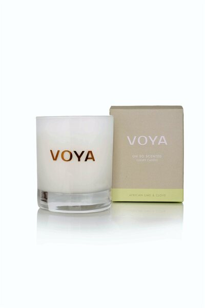 VOYA Luxury Scented Candle African Lime and Clove
