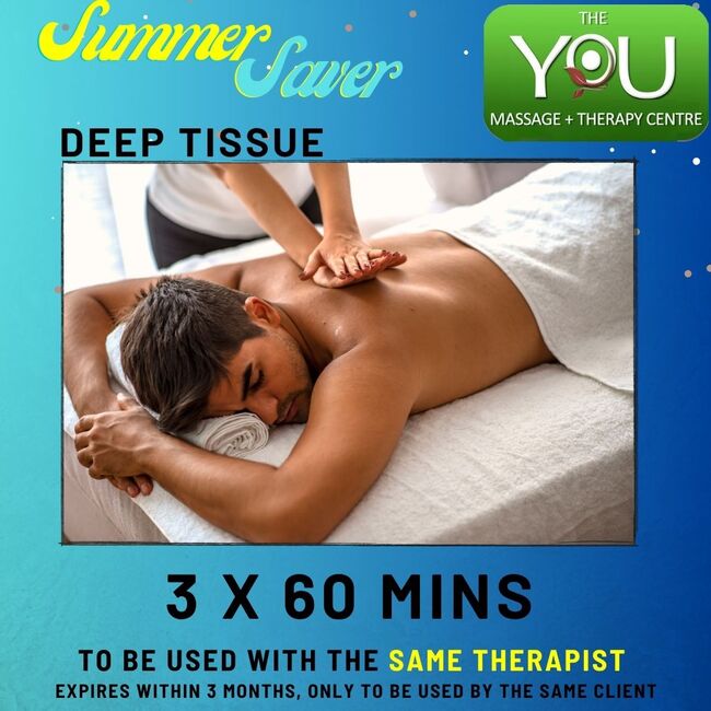 Summer Saver 3x60 mins Lymph drainage Massage with STANDARD therapist  