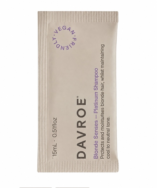 Davroe Blonde Senses Platinum Shampoo Sample 15ml