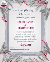 4. Ho Ho Hands  &  Festive Feet!