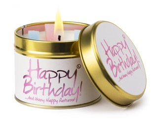 Happy Birthday - Tin Candle