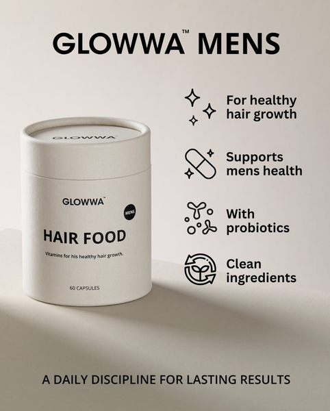 Mens Glowwa Hair Food 1 month supply