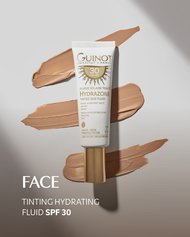 Guinot Hydrazone Tinted Sun Fluid SPF30 50ml NEW