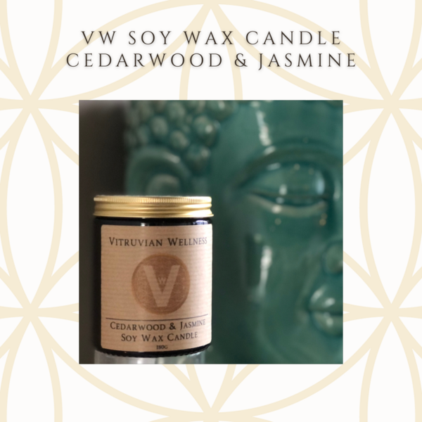 AX. VW Soy Wax Candle Cedarwood & Jasmine