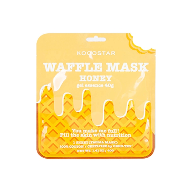Waffel mask honey