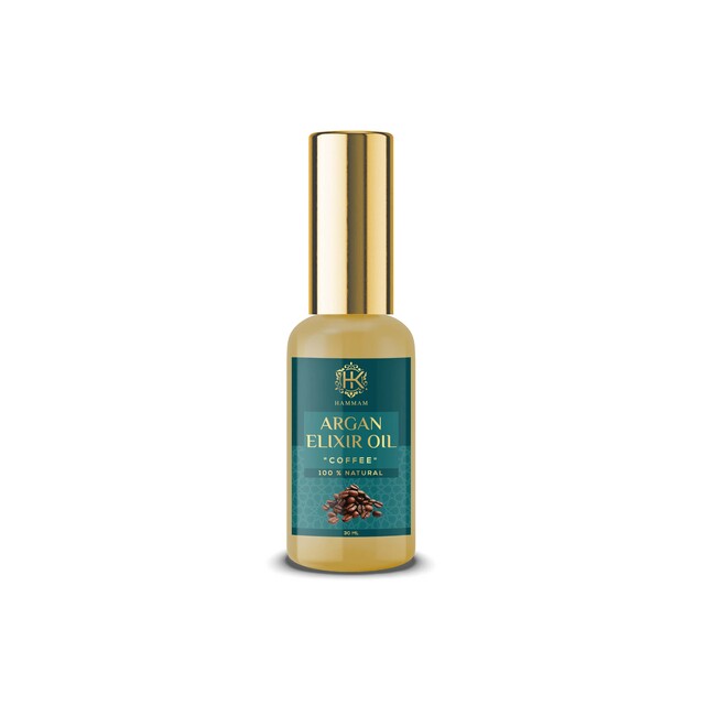 HK Argan elixir oil coffee