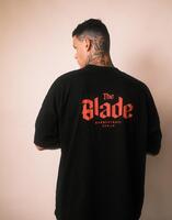 THE BLADE Shirt - Oversized Black - Size: X-LARGE