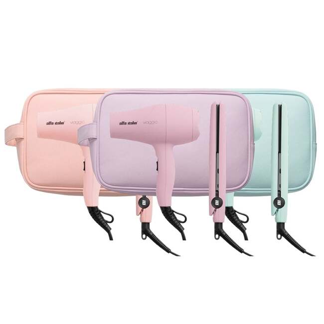 Alfa Italia Travel Hairdryer & Straightners Set