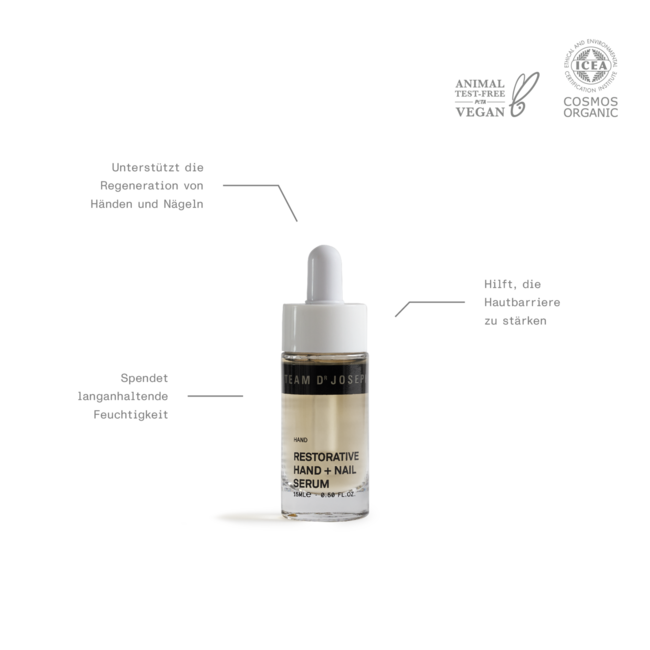 Pflegendes Hand- und Nagelserum, RESTORATIVE HAND + NAIL SERUM, 15 ml