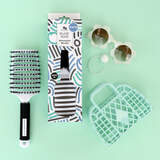 WHITE Detangler Kids Hair Brush