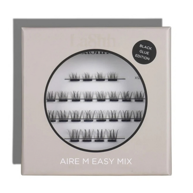LaShh AIRE M EASY MIX BLACK GLUE itseliimautuvat ripsipalat