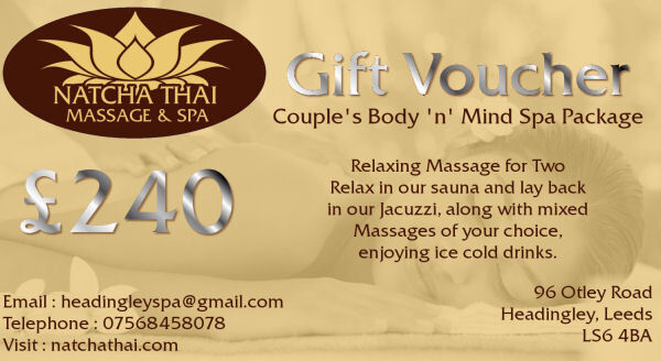 240 Gift Voucher - Couple's 120 min spa package