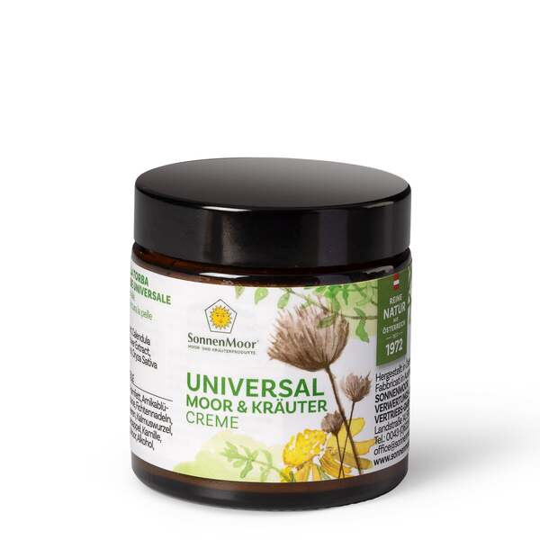 Universal Moor- und Kräutercreme, SonnenMoor Creme, Hautsalbe, 90 g