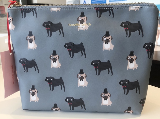 Large Pug Toiletry Bag