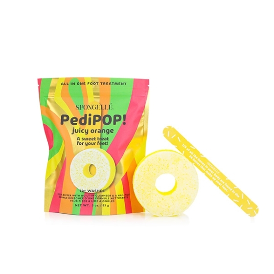  Pedi Pop Pedi Buffer & Nail File - Juicy Orange