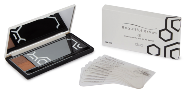 Beautiful Brows Duo NANO Eyebrow & Serum Kit- Black Slate