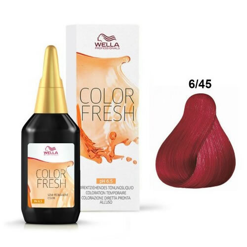 Wella Color Fresh 6/45 Dark Red Mahogany Blonde