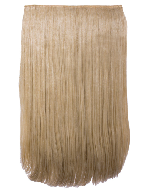 Straight 1 Piece 24 " Light Golden Blonde