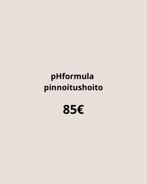 8.pHformula CR/AGE/MELA/AC pinnoitushoito
